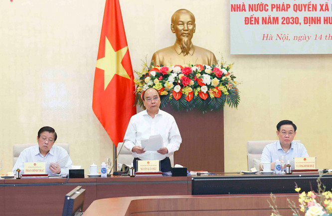 Meetings look into strategy on building, perfecting rule-of-law socialist State